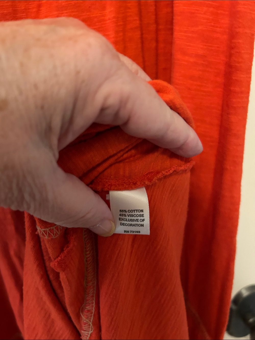 Cable & Gauge Orange Sleeveless Embroidered Maxi Dress - Picture 7 of 8
